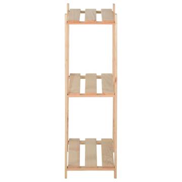 3-Tier Storage Rack - Solid Pinewood | Hipomarket UK