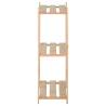 3-Tier Storage Rack - Solid Pinewood | Hipomarket UK