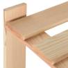 3-Tier Storage Rack - Solid Pinewood | Hipomarket UK