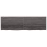 Dark Brown Solid Wood Bathroom Countertop - 200x60cm | HipoMarket