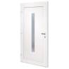 Elegant White PVC Front Door - 98x200 cm | HipoMarket