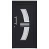 Stylish Anthracite Front Door 108x208 cm - Secure & Elegant