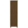 Book Cabinet Honey Brown 80x35x126 cm Solid Wood Pine