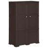 Plastic Cabinet 79x43x125 cm Wood Design Brown Colour brown Size 79 x 43 x 125 cm Quantity in Package 1 Number of 