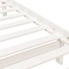 White Solid Wood Bed Frame 90x200 cm | Stylish & Sturdy