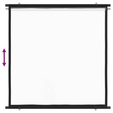 57" Projection Screen - Ideal for Home & Office Presentations