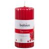 Bolsius Ribbed Pillar Scented Candles - Pomegranate (6 pcs)