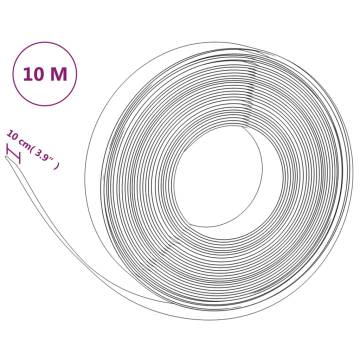 4 pcs Grey Garden Edgings - 10 m Polyethylene | HipoMarket