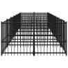 Outdoor Dog Kennel Steel 13.14 m² - Safe & Durable | HipoMarket