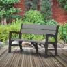 Keter Montero 3-Seater Garden Bench - Stylish & Durable