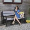 Keter Montero 3-Seater Garden Bench - Stylish & Durable