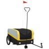 Bike Trailer Black and Yellow - 45 kg Iron Cargo Carrier