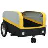 Bike Trailer Black and Yellow - 45 kg Iron Cargo Carrier