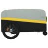 Bike Trailer Black and Yellow - 45 kg Iron Cargo Carrier