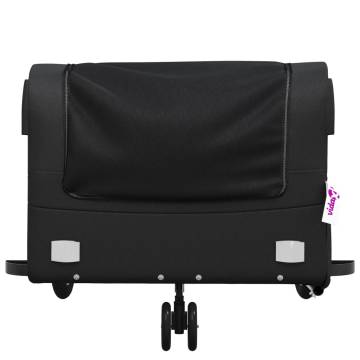 Black Bike Trailer - 45 kg Iron Cargo Carrier