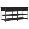 Shoe Bench Black 100x42.5x50 cm - Stylish & Functional