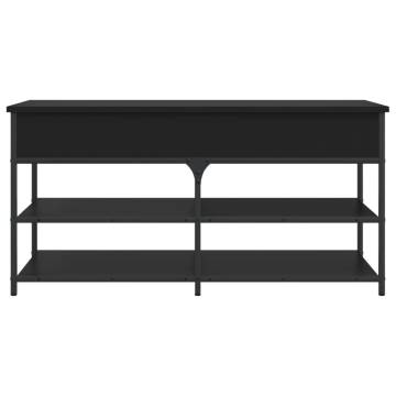 Shoe Bench Black 100x42.5x50 cm - Stylish & Functional