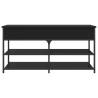 Shoe Bench Black 100x42.5x50 cm - Stylish & Functional