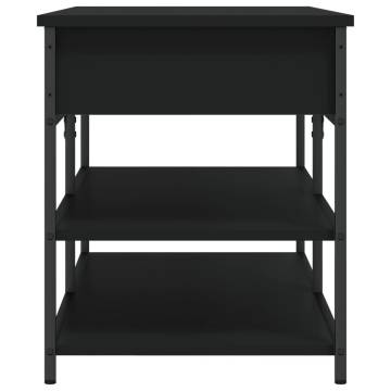 Shoe Bench Black 100x42.5x50 cm - Stylish & Functional