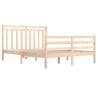 Solid Wood Bed Frame 140x200 cm - Timeless Design