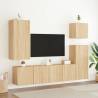 Wall-Mounted TV Cabinet Sonoma Oak | Stylish Storage Solution