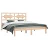 Solid Wood Pine Bed Frame 200x200 cm - Comfort & Style