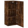 TV Wall Cabinet Smoked Oak - 40.5x30x90 cm | HipoMarket