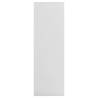 High Gloss White Book Cabinet - Stylish Storage Solution