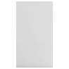 High Gloss White Book Cabinet - Stylish Storage Solution