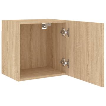 Compact Sonoma Oak TV Wall Cabinet - Maximize Your Space