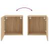 Compact Sonoma Oak TV Wall Cabinet - Maximize Your Space