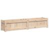 Garden Planter 150x31x31 cm - Solid Wood Pine | Hipo Market