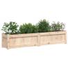 Garden Planter 150x31x31 cm - Solid Wood Pine | Hipo Market