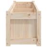 Garden Planter 150x31x31 cm - Solid Wood Pine | Hipo Market