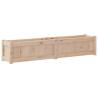 Garden Planter 150x31x31 cm - Solid Wood Pine | Hipo Market