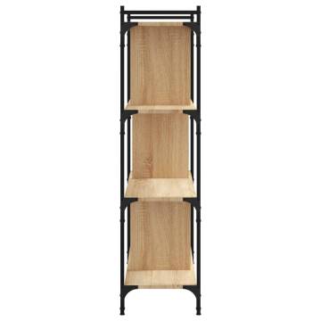 4-Tier Sonoma Oak Bookcase | Stylish, Durable & Practical