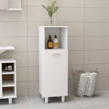 Bathroom Cabinet White 30x30x95 cm - Chic Storage Solution