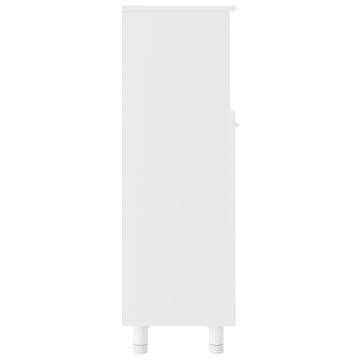 Bathroom Cabinet White 30x30x95 cm - Chic Storage Solution