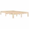 Solid Wood Pine Bed Frame 120x200 cm - Modern & Sturdy