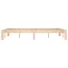 Solid Wood Pine Bed Frame 120x200 cm - Modern & Sturdy