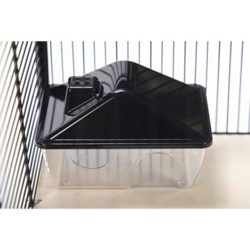 Beeztees Rodent Cage Boas 76x46x57 cm - Stylish Black Design