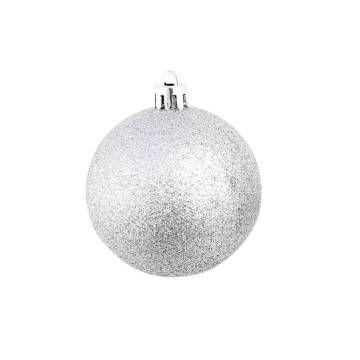 100 Piece Christmas Ball Set - Silver Ornaments for Holiday Cheer