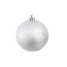 100 Piece Christmas Ball Set - Silver Ornaments for Holiday Cheer