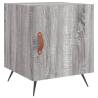 Stylish Grey Sonoma Bedside Cabinet - Durable & Modern Design