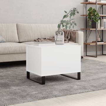 Elegant White Coffee Table - 60x44.5 cm | HipoMarket