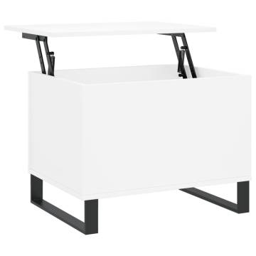 Elegant White Coffee Table - 60x44.5 cm | HipoMarket