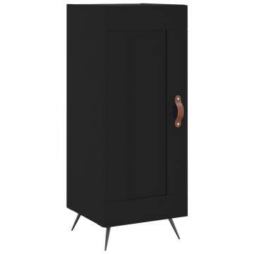 Stylish Highboard Black 34.5x34x180 cm | HipoMarket UK