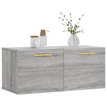 Wall Cabinet Grey Sonoma 80x36.5x35 cm | HipoMarket