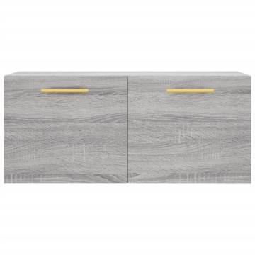 Wall Cabinet Grey Sonoma 80x36.5x35 cm | HipoMarket