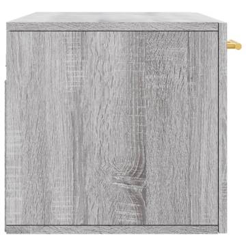 Wall Cabinet Grey Sonoma 80x36.5x35 cm | HipoMarket